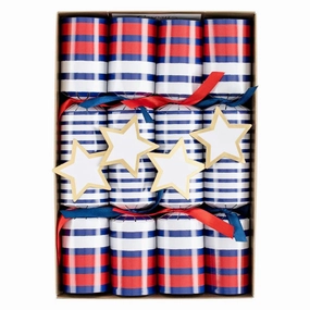 Breton Stripe Celebration Crackers - 8 Per Box
