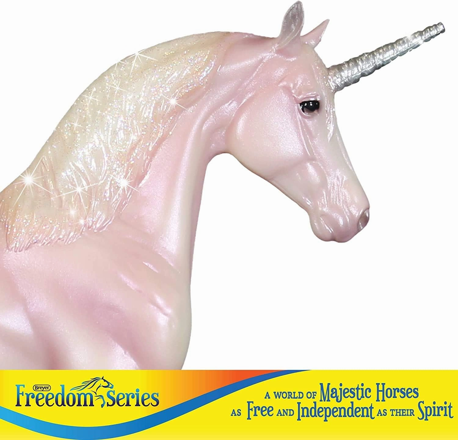 Breyer Freedom Series Aurora: 1:12 Scale Fantasy Unicorn Toy Figure - Model #62059