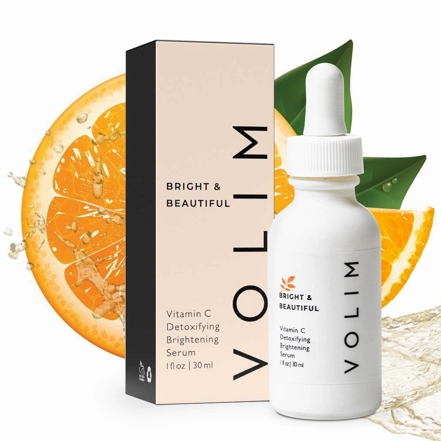 Bright & Beautiful Vitamin C Facial Serum, Anti-Aging Face Serum for Women
