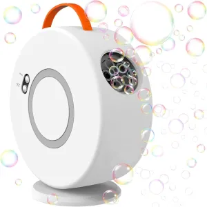 Bubble Machine for Kids Toddlers, Automatic Rechargeable Bubble Machine, 12000  Bubbles Per Minute, Rotating 90°/360° Oscillating Electric Bubble Maker Outdoor Toys for Ages 3-5