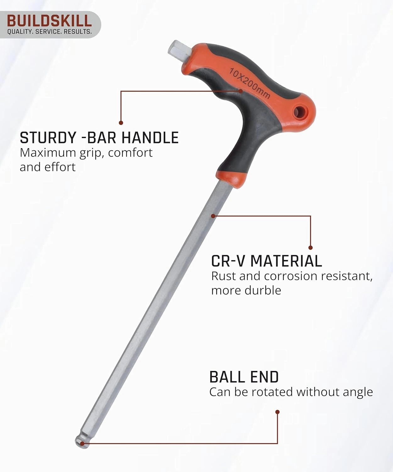 Buildskill  8 Pcs Allen Key Set