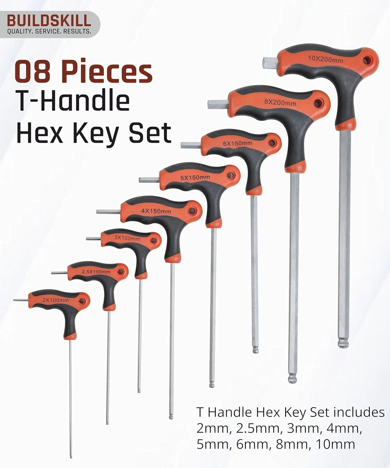 Buildskill  8 Pcs Allen Key Set