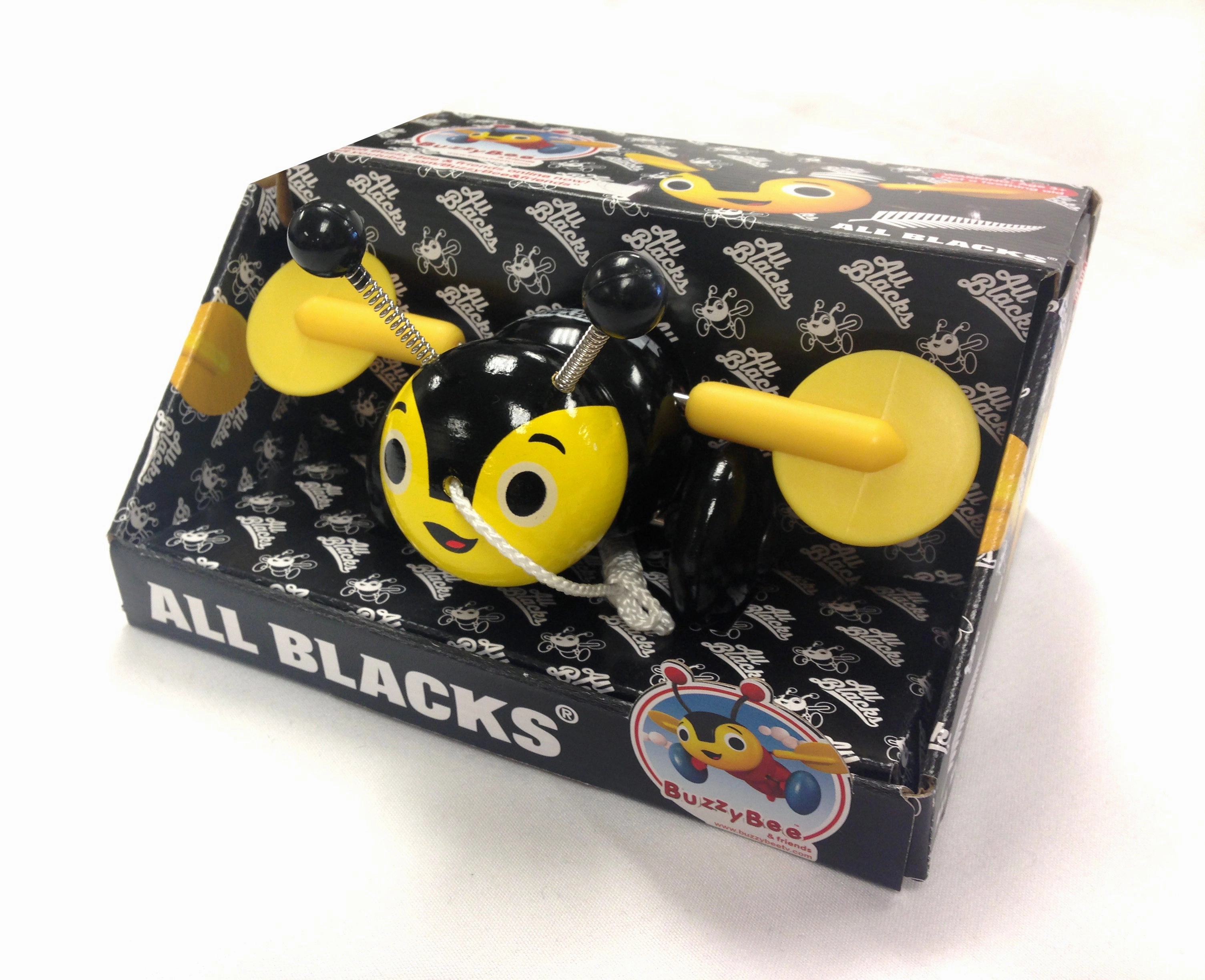 Buzzy Bee & Friends All Blacks Buzzy Bee Limited Edition Wooden Pull Along