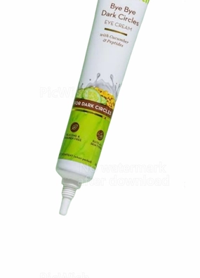 Bye Bye Dark Circles Under Eye Cream with Cucumber, Peptides and Natural Extracts, 20ml For Unisex, Chemical Free