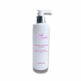 Bálsamo limpiador cremoso para lavar el rostro - Natuhaim Creamy Cleansing Balm, Exfoliating Facial Cleanser, 8 oz, White
