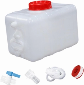 Camping Water Jug Outdoor Water Bucket Portable Water Tank Rectangular Water Container for Hiking Traveling Camping Picnic RV