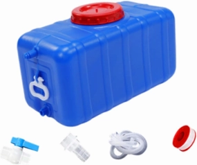 Camping Water Storage Tank Water Container Leakproof Storage Barrel, 50L
