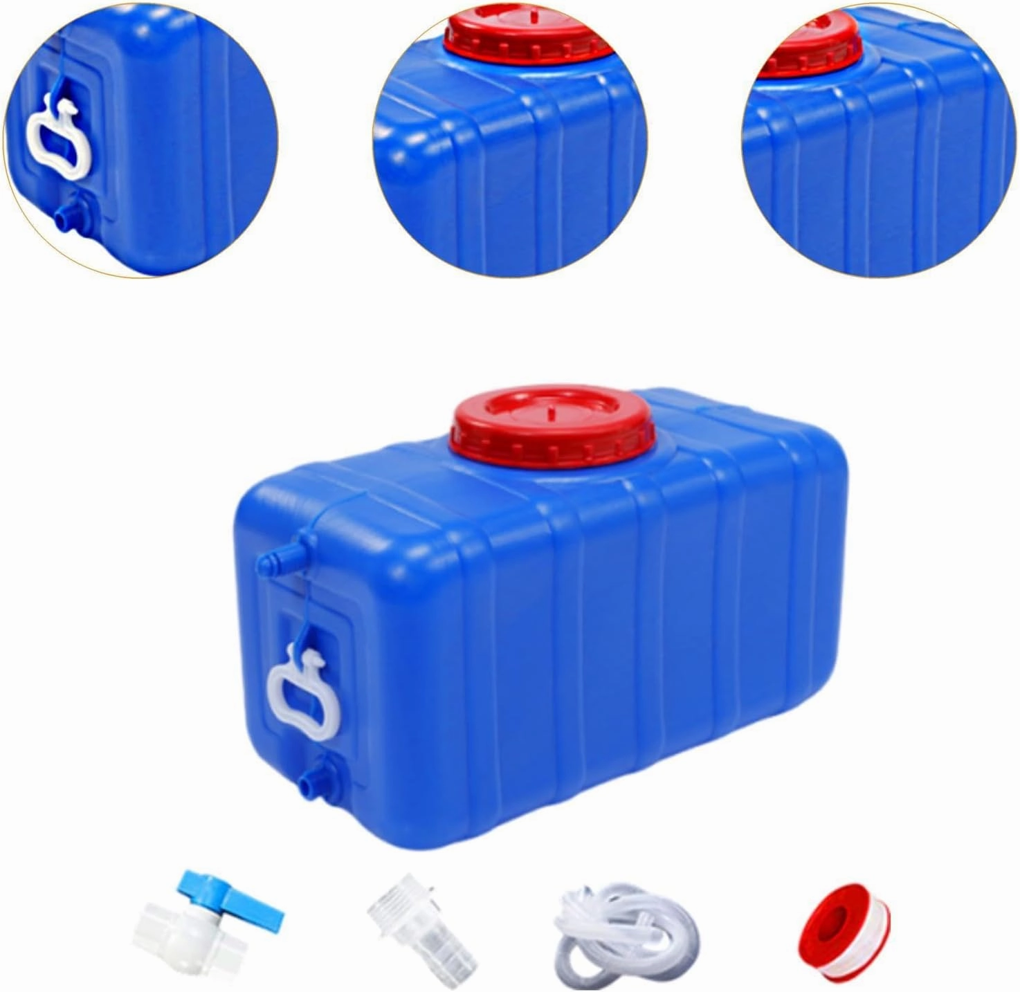 Camping Water Storage Tank Water Container Leakproof Storage Barrel, 50L