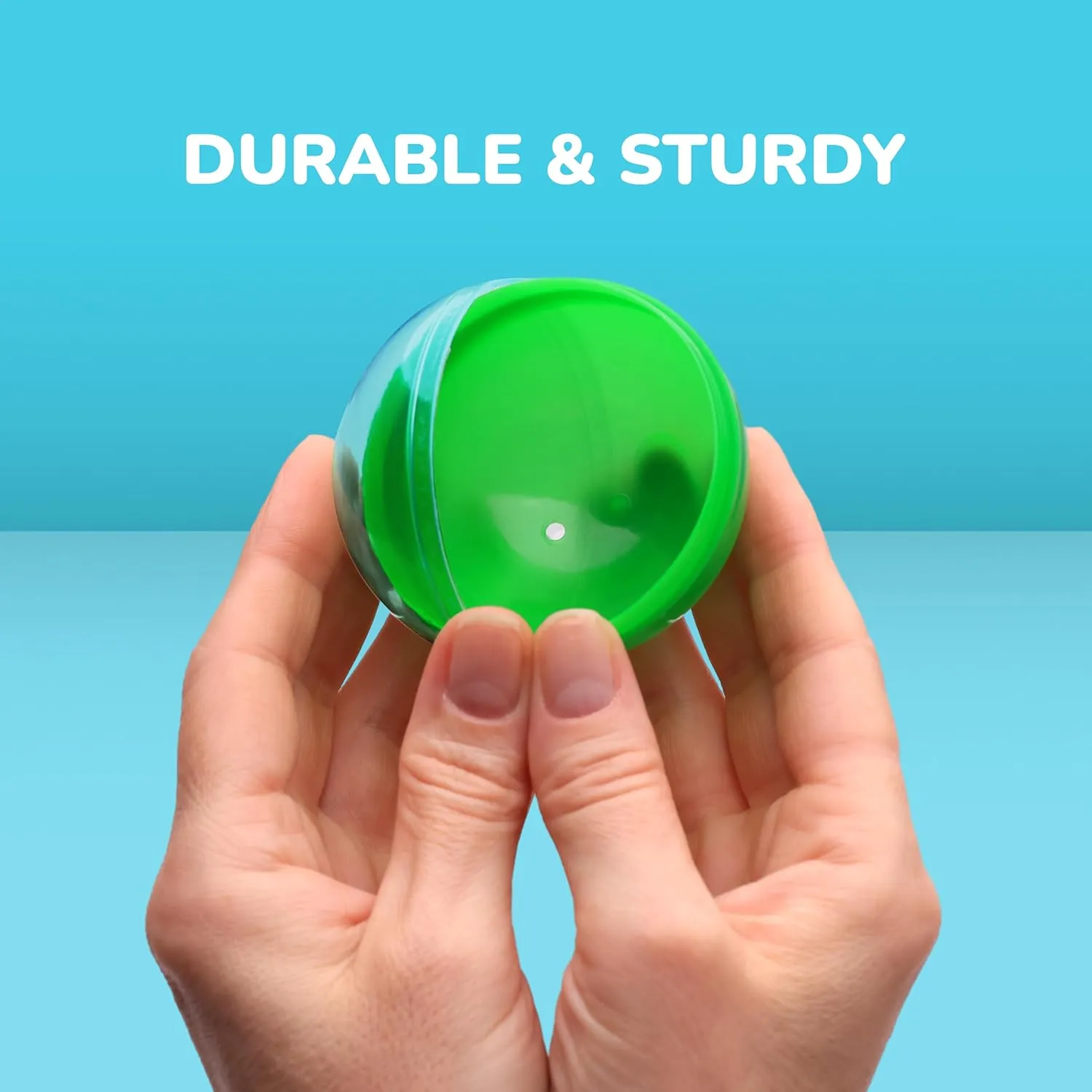 Capsule Vending Machine Translucent Round Capsules Empty 25 pcs 2.6 inch - Gumball Machine Capsules Bulk Claw Machine Refills Easter Basket Stuffers Birthday Gifts Pinata Stuffers DIY Craft Supplies
