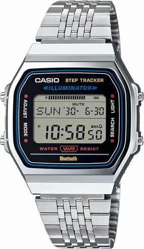 Casio Vintage Silver Metal Watch ABL100WE-1AV