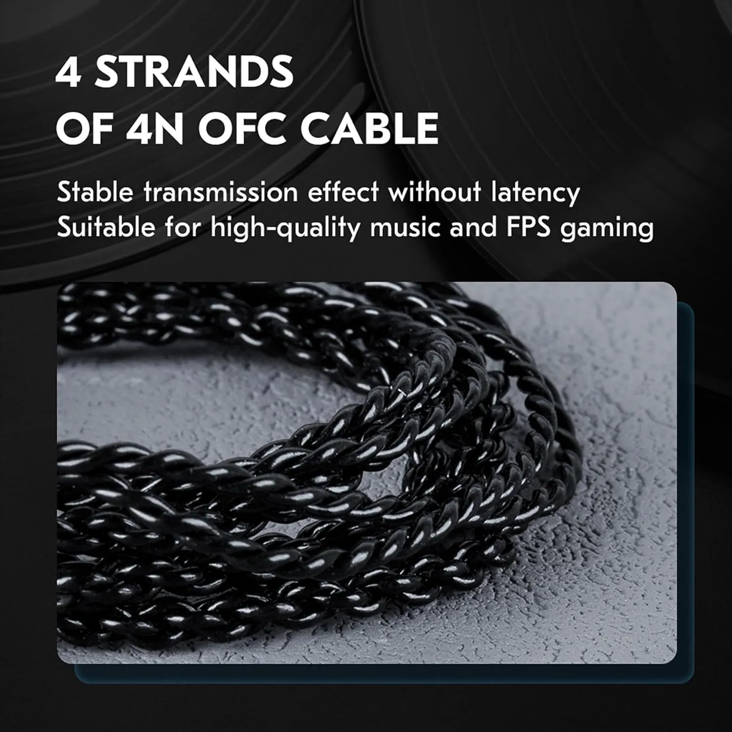 CCZ DC02 in Ear Monitors IEM Earphones without Microphone, Dual Magnetic Circuit DD HiFi Stereo Sound Wired Headphones, Noise Cancelling Ear buds, 4N OFC Cable for Musician Singer (Black, without Mic)
