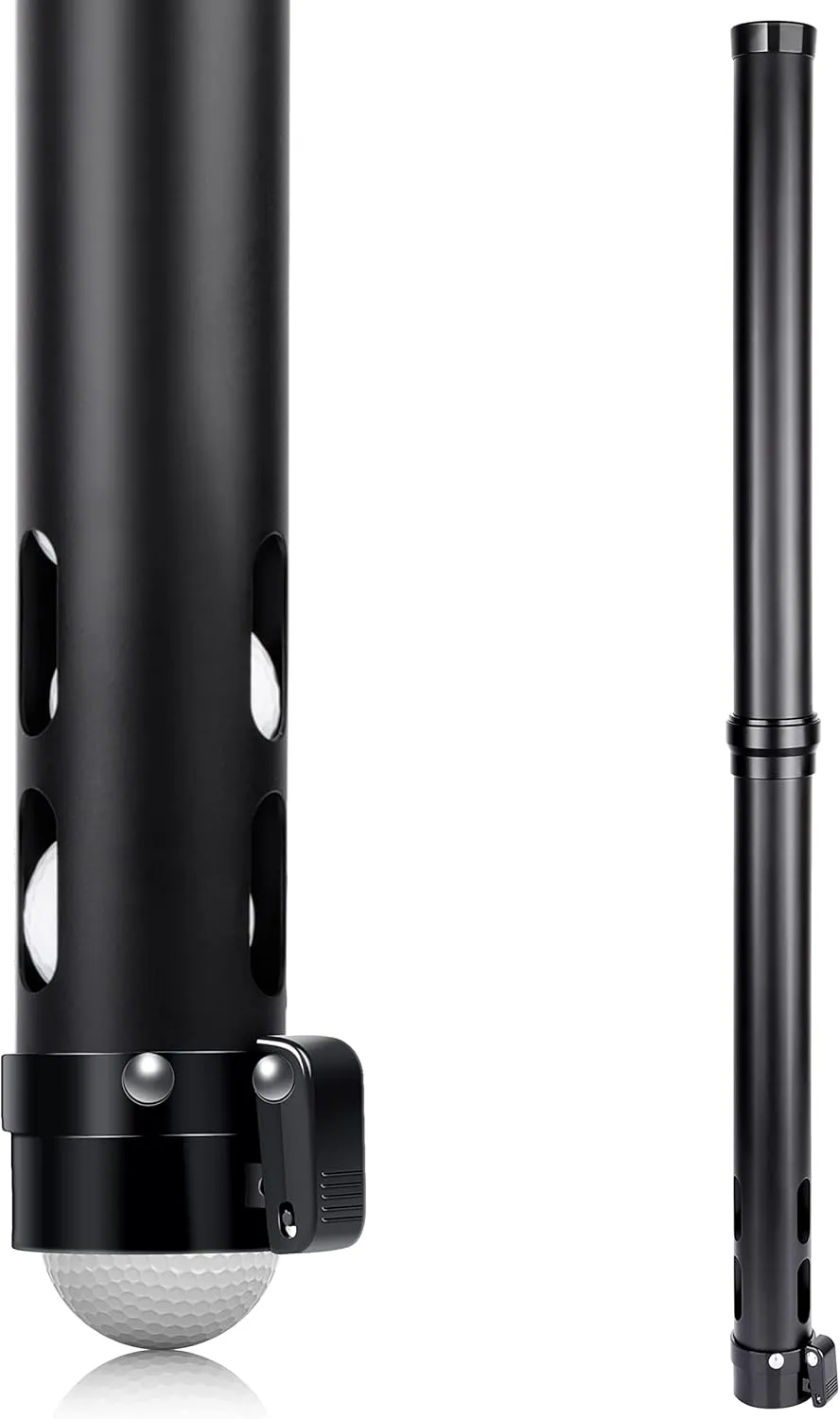 CHAMPKEY Premium Golf Ball Retriever - Professional Golf Ball Picker - Sturdy Aluminum Alloy Tube Collector (Detachable Tube)