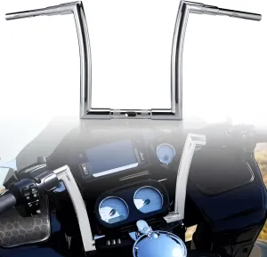 Chrome 1-1/2" Fat 14" Rise Handlebar for 2015-2023 Harley Touring Road Glide FLTRX Custom/FLTRXS Special/FLTRU Ultra Models