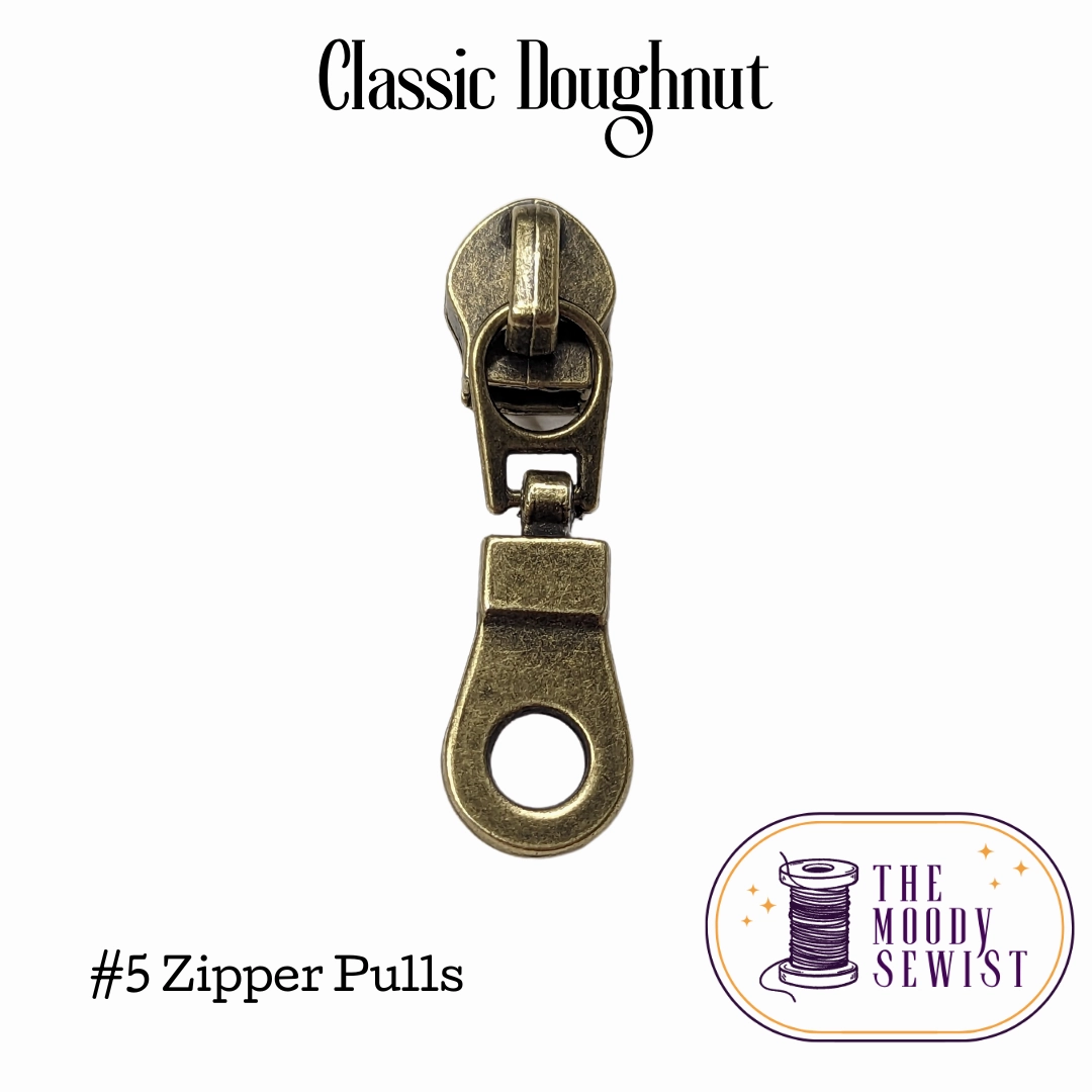 Classic Doughnut #5 Zipper Pulls