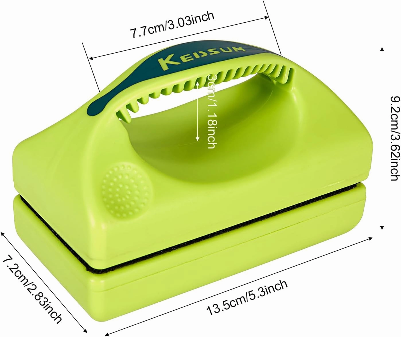 Cleaning Supplies - XL Magnetic Aquarium Glass Cleaner Brush with Handle