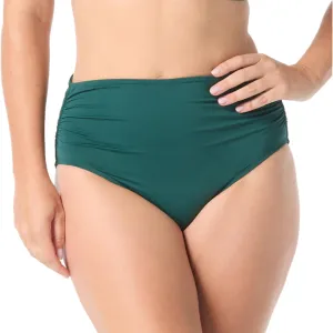 COCO REEF Impulse High Waisted Bikini Bottoms for Women – Full Coverage Swimwear with Mesh Ruching for Flattering Fit