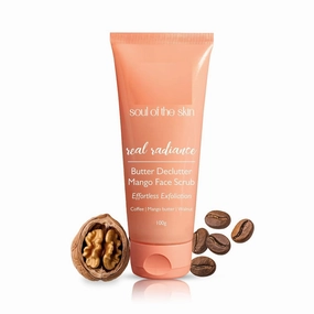 Coffee & Walnut De Tan Face Scrub | For Exfoliation | Reduces Dead Skin, Blackhead & Whitehead | Give Glowing Skin & Controls Excess Oil 100 gm