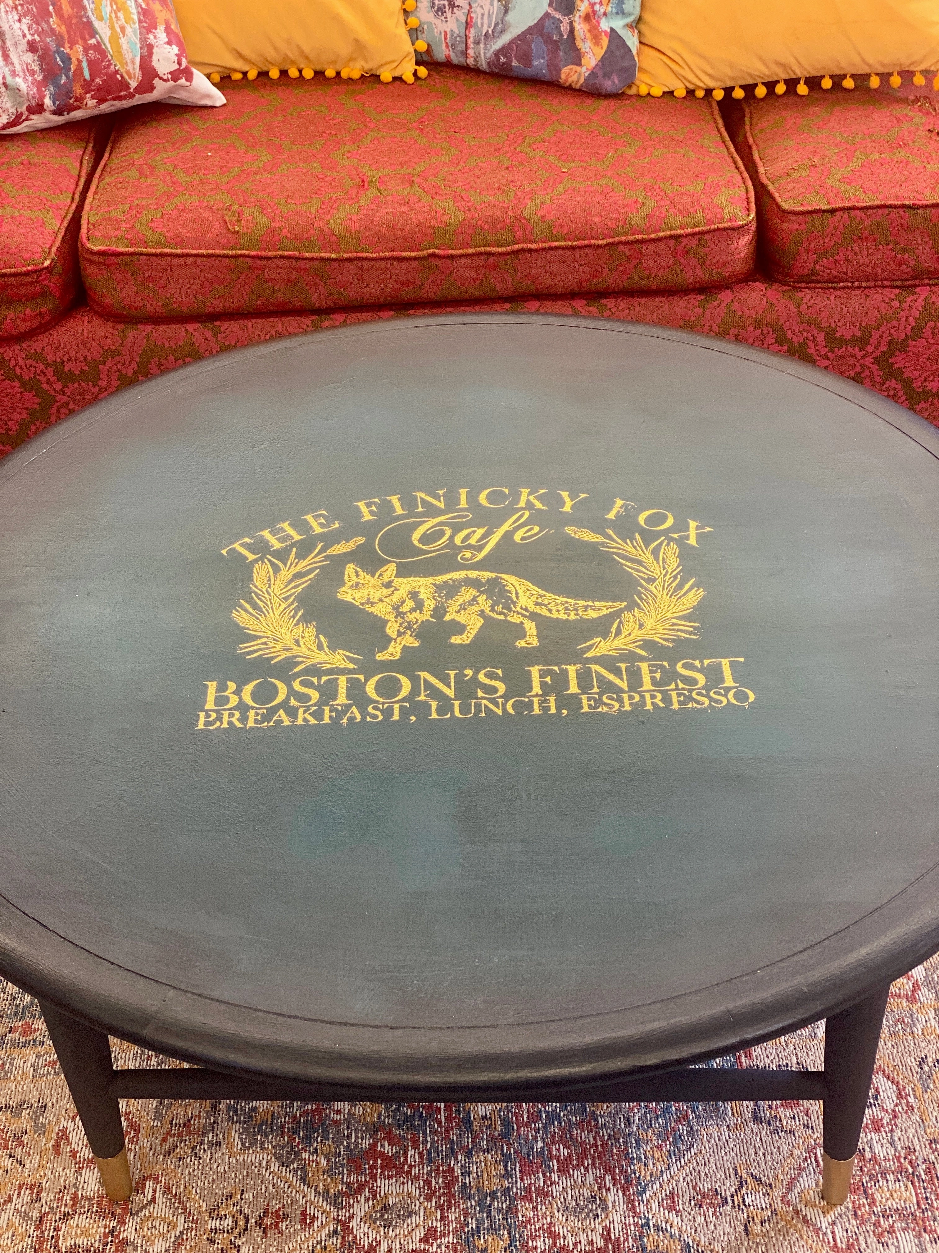 Coffee Table “Finicky Fox Cafe”
