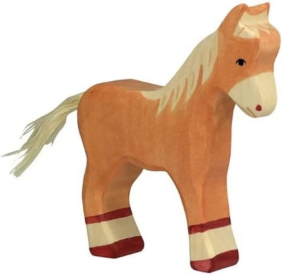 Colt Standing Toy Figure, Light Brown