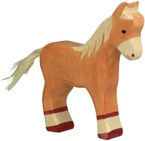 Colt Standing Toy Figure, Light Brown