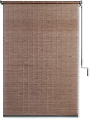 Coolaroo Outdoor Cordless Sun Blocking Roller Shade,4' x 6'