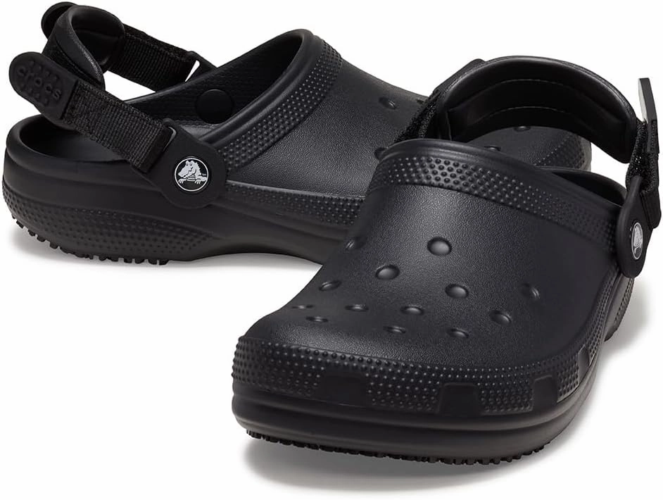 Crocs Unisex-Adult Classic Work Clogs, Slip Resistant Shoes
