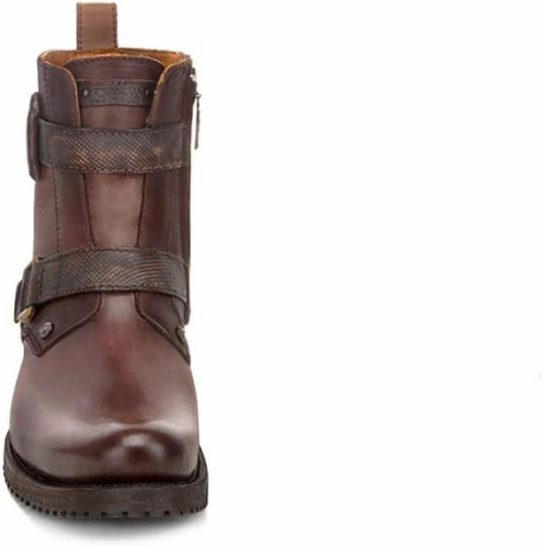 Cuadra Men's Boot in Genuine Leather with Zipper Brown