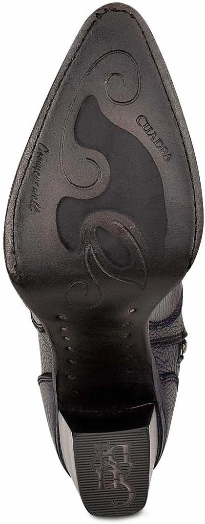 Cuadra Women's Tall Western Boot in Genuine Leather Blue 4I09RS