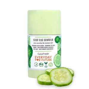 Cucumber Solid Eye Contour Serum Stick | Cooling Eye Serum Stick | Vegan & Cruelty Free Eye Serum Stick | 99% Natural Eye Serum Stick | 1.06 oz