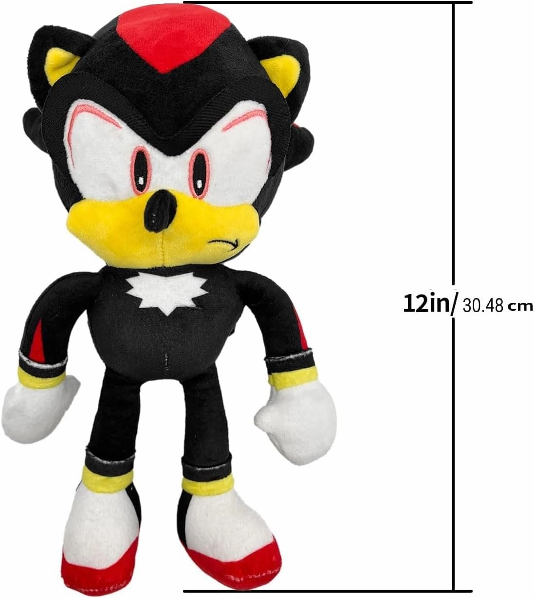 Cute Plush Toys Collection 12' Inch, Soft and Cuddly Stuffed Plush Toys for Adults and Kids Ages 3 and up, Great Gift for Birth Days and Special Occasions (Shadow)
