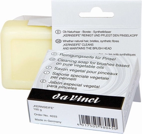 da Vinci Brush Soap Series 4033 - All Natural Brush Soap - Reconditions, cleans & maintains The brush head