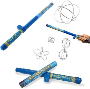 Dan&Dre Fun Fly Stick Electric Static Wand Science Kit ， Education Toys Amazing Levitation Wand with 10pc Flying Shapes