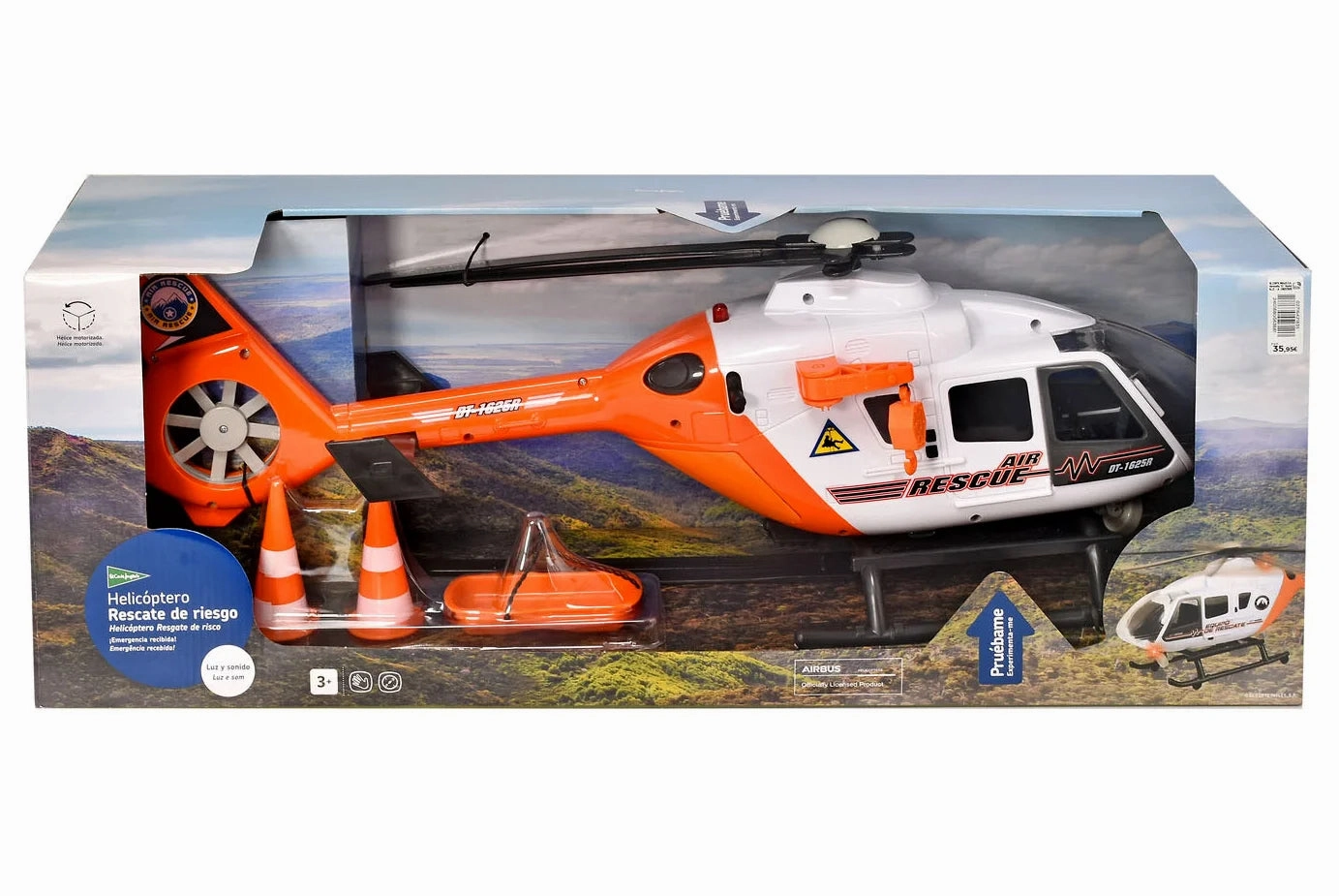 DICKIE Toys Rescue Helicopter with Lights and Sounds 64cm