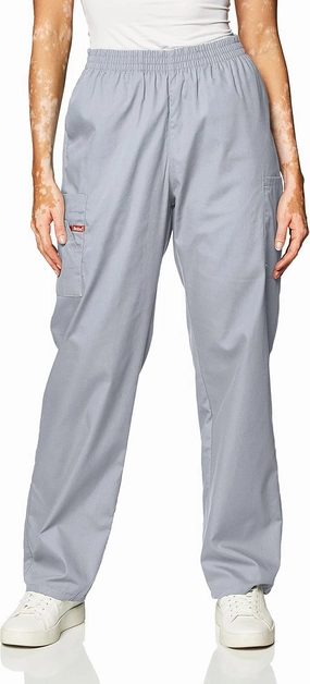 Dickies EDS Signature Scrubs for Women, Elastic Waist Pull-On Cargo Pants for Women in Soft Brushed Poplin 86106