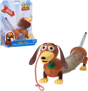 Disney and Pixar Toy Story Slinky Dog Jr Pull Toy, Toys for 3 Year Old Girls and Boys, Kids Toys for Ages 18 Month by Just Play