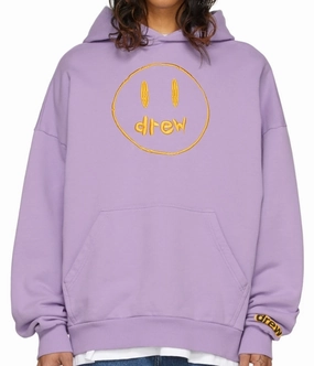 Drew House Purple Painted Mascot Hoodie