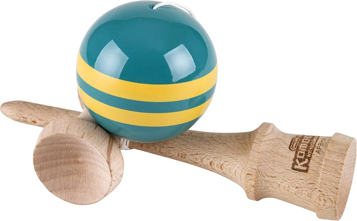 Duncan Toys Komodo Kendama, Lt. Blue w/ Yellow Stripe