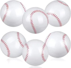 durony 6 Pack Inflatable Beach Ball 11 Inch Inflatable Bouncing Ball Party Supplies for Summer Outdoor Pool Beach Birthday Party Favors
