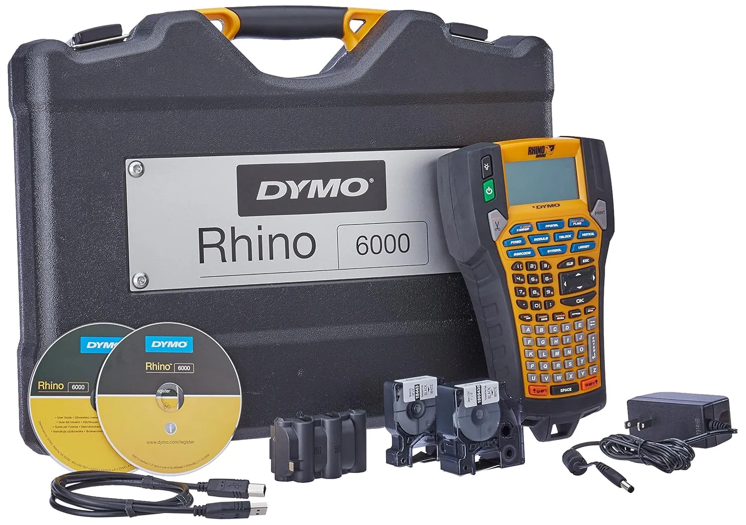 Dymo Rhino Rhino 6000 Hard Case Kit, 1/Box (1734520)