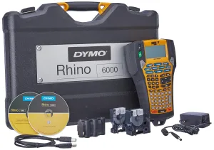 Dymo Rhino Rhino 6000 Hard Case Kit, 1/Box (1734520)
