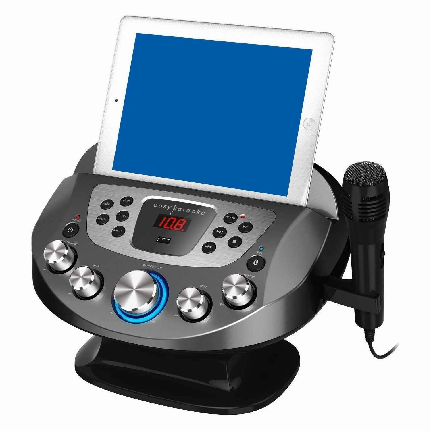 Easy Karaoke EKS828-BT Bluetooth Pedestal Karaoke System