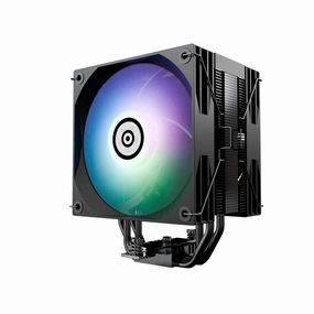 ENERMAX ETS-T41D-ARGB 2 x 120 mm ARGB PWM-Fan Forward-Reverse Blade with Digital Status Indicator 4 x 6 mm FDB Bearings HP|TDP 220W |incl. Dow Corning TC-5888 |Intel