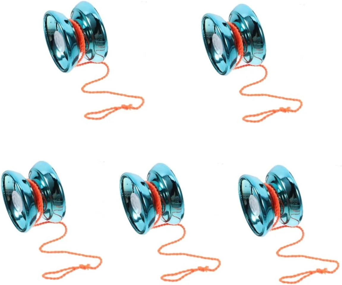 ERINGOGO 5 Sets Yo-yo Outside Toys Ball Toy Outdoor Toy Unresponsive Yoyo Professional Plaything Beginner Yoyo Balls Professional Unresponsive Yoyo Ball Yoyo Toys Aluminum Alloy