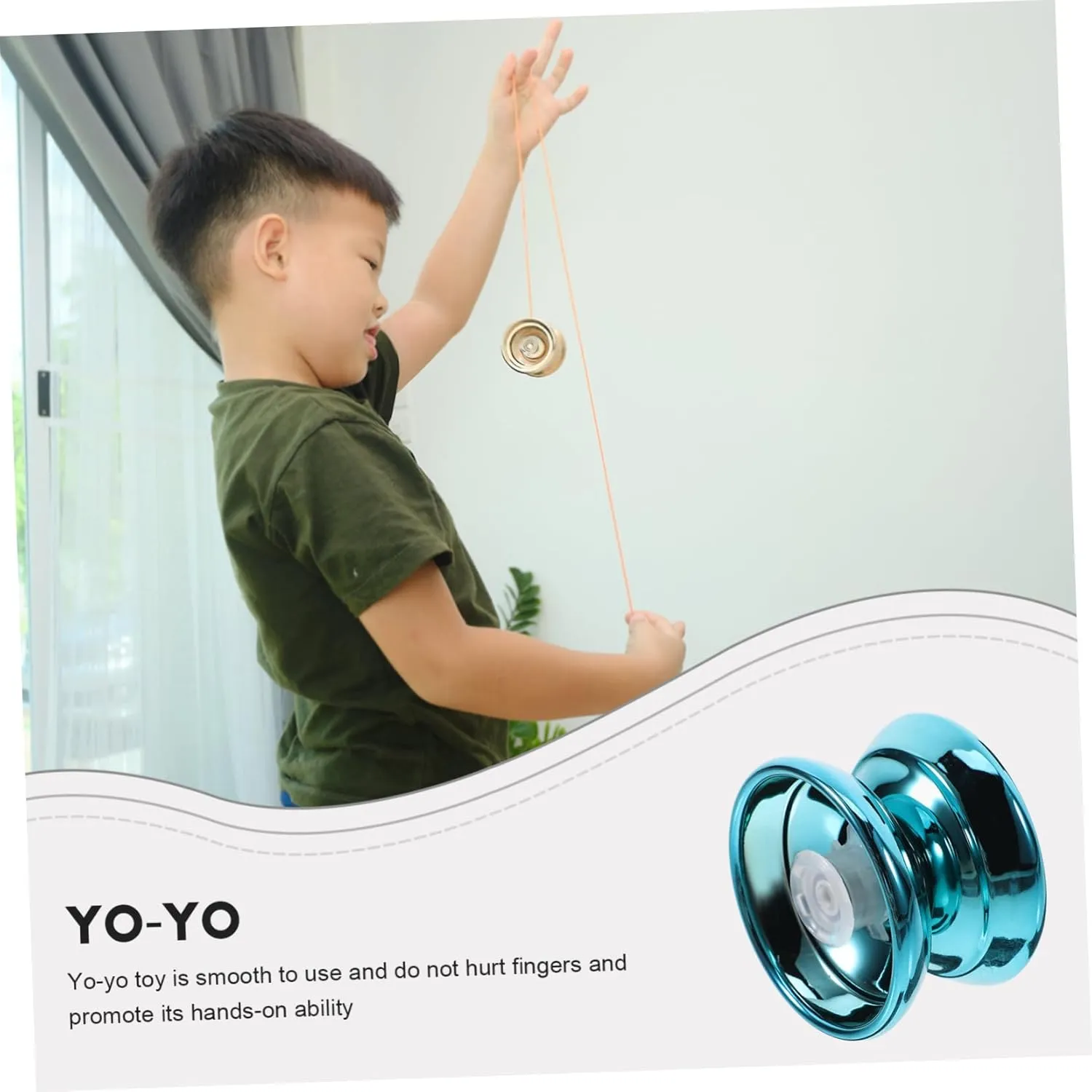 ERINGOGO 5 Sets Yo-yo Outside Toys Ball Toy Outdoor Toy Unresponsive Yoyo Professional Plaything Beginner Yoyo Balls Professional Unresponsive Yoyo Ball Yoyo Toys Aluminum Alloy
