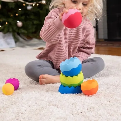 Fat Brain Toys Tobbles Neo, Creative Toddler Sensory and Learning Toys for Kids 6 Months and Up, For Early Development