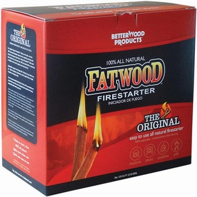 FATWOOD Wood Products Int'l 9987 Firestarter.125 Cu. Ft, 5-Lbs. - Quantity 44