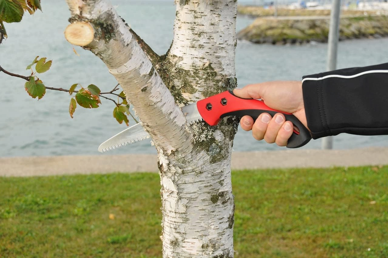Felco Pruning Saw (F 621) - Classic Tree Pull Stroke Pruner Saw w/ Carrying Sheath
