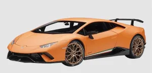 FloZ for AUTOART for Lamborghini for Huracan for Performante Orange 1:18 Truck Pre-Built Model