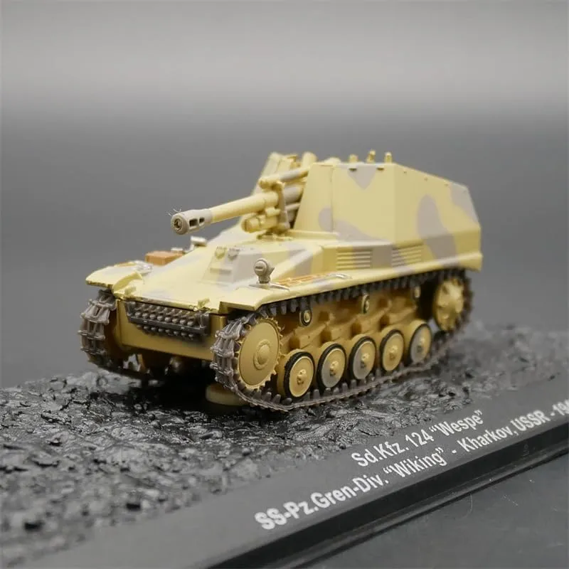 FloZ for IXO Sd.Kfz.124 for Wespe SS-Pz.Gren-Div. for Wiking - Kharkov, USSR -1943 1:72 Tank Pre-Built Model