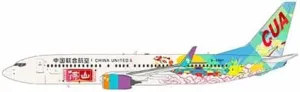 FloZ for NG Models for China United Airlines for Boeing 737-800 B-208Y 1:200 Airplane Pre-Built Model